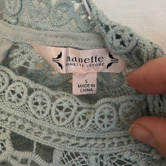 🌿Nanette women’s blue sleeveless top, size S🌿 - Picture 4 of 5